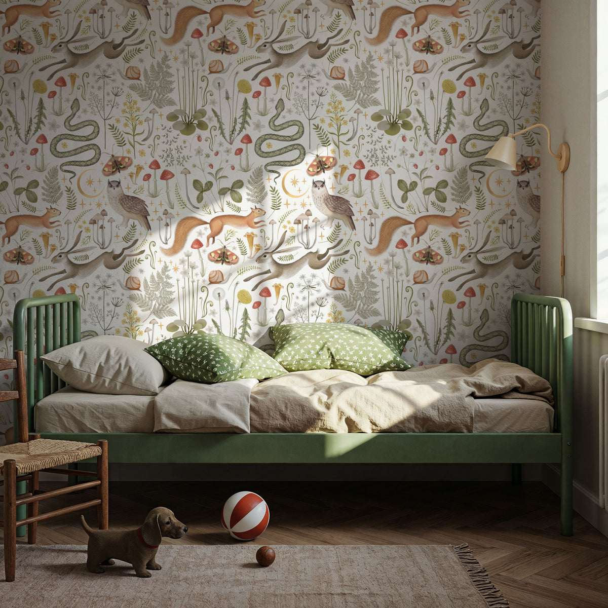 Fantasy Forest - Bright Mural Wallpaper - room preview 03