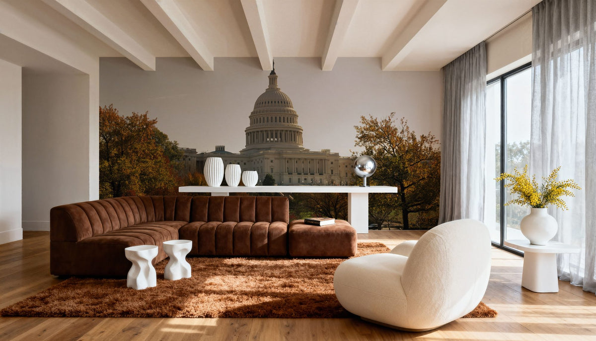 Autumn Dome Mural Wallpaper - room preview 03