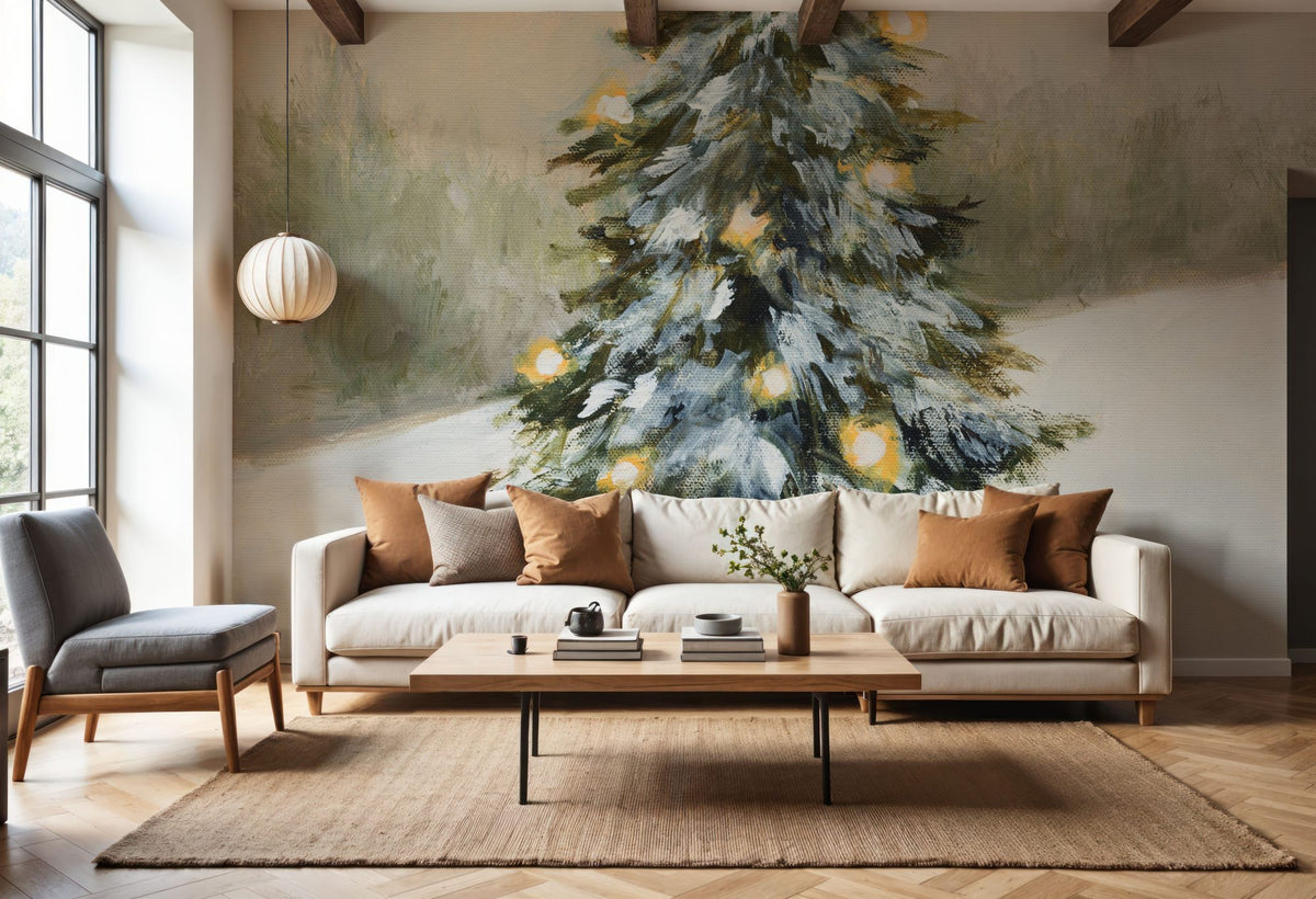Magical Winter Mural Wallpaper - room preview 03
