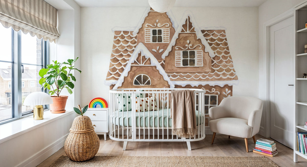 Gingerbread Dream House II Mural Wallpaper - room preview 03