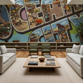 Greetings From Ocean City Mural Wallpaper - room preview 03