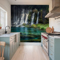 Shiraito Falls Mural Wallpaper - room preview 03