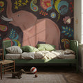 Elephant of the Jungle Mural Wallpaper - room preview 03