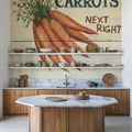 Farm Fresh Carrots Mural Wallpaper - room preview 03