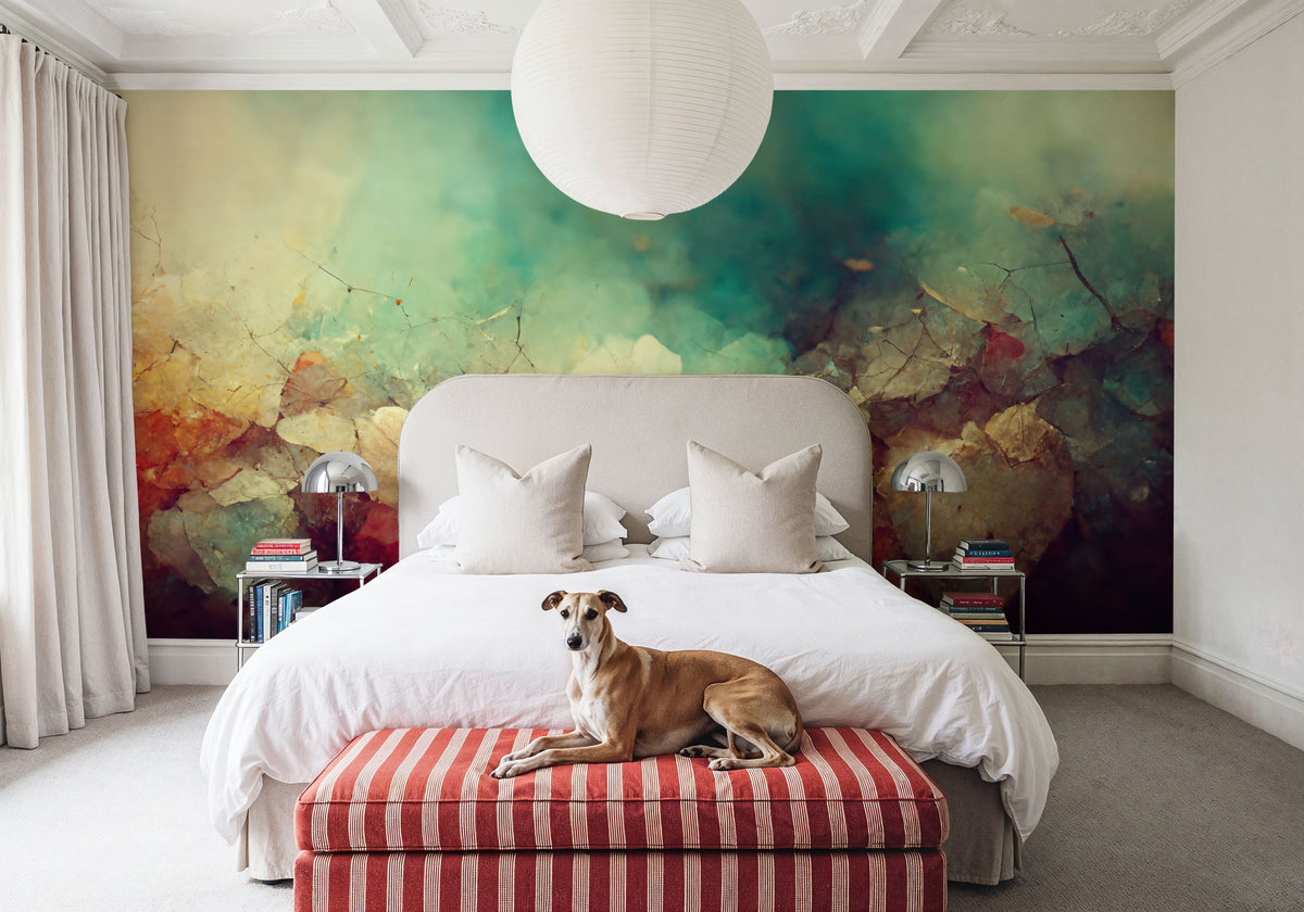 Broken Flowers Mural Wallpaper - room preview 03