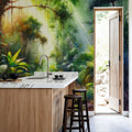 Vibrance of the Jungle Mural Wallpaper - room preview 03