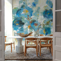 Blue Blooms Mural Wallpaper - room preview 03