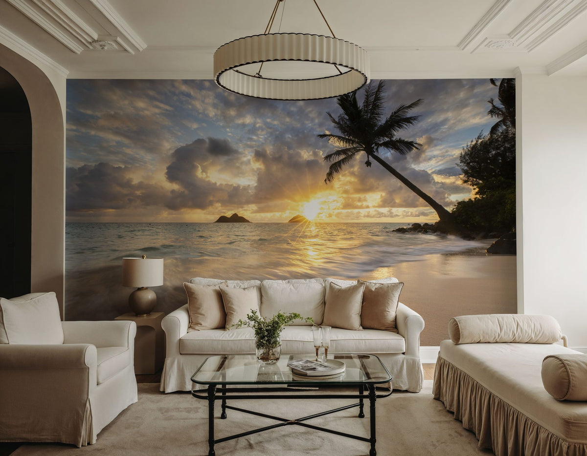 Oahau Beach Mural Wallpaper - room preview 03