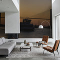 Golden Bridge Silhouette, Mural Wallpaper - room preview 03