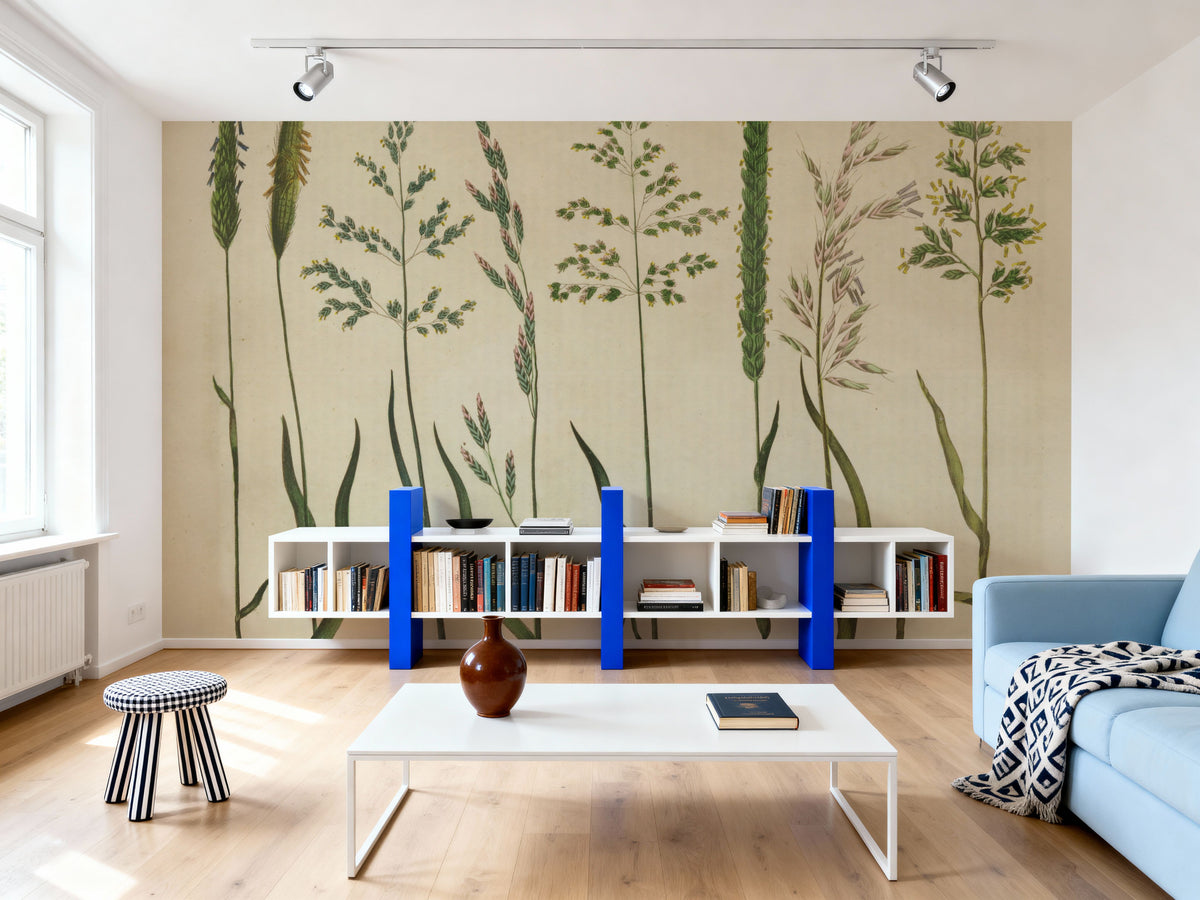 Herbal Botanical VII Mural Wallpaper - room preview 03