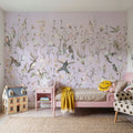 Bird Garden Purple Mural Wallpaper - room preview 03