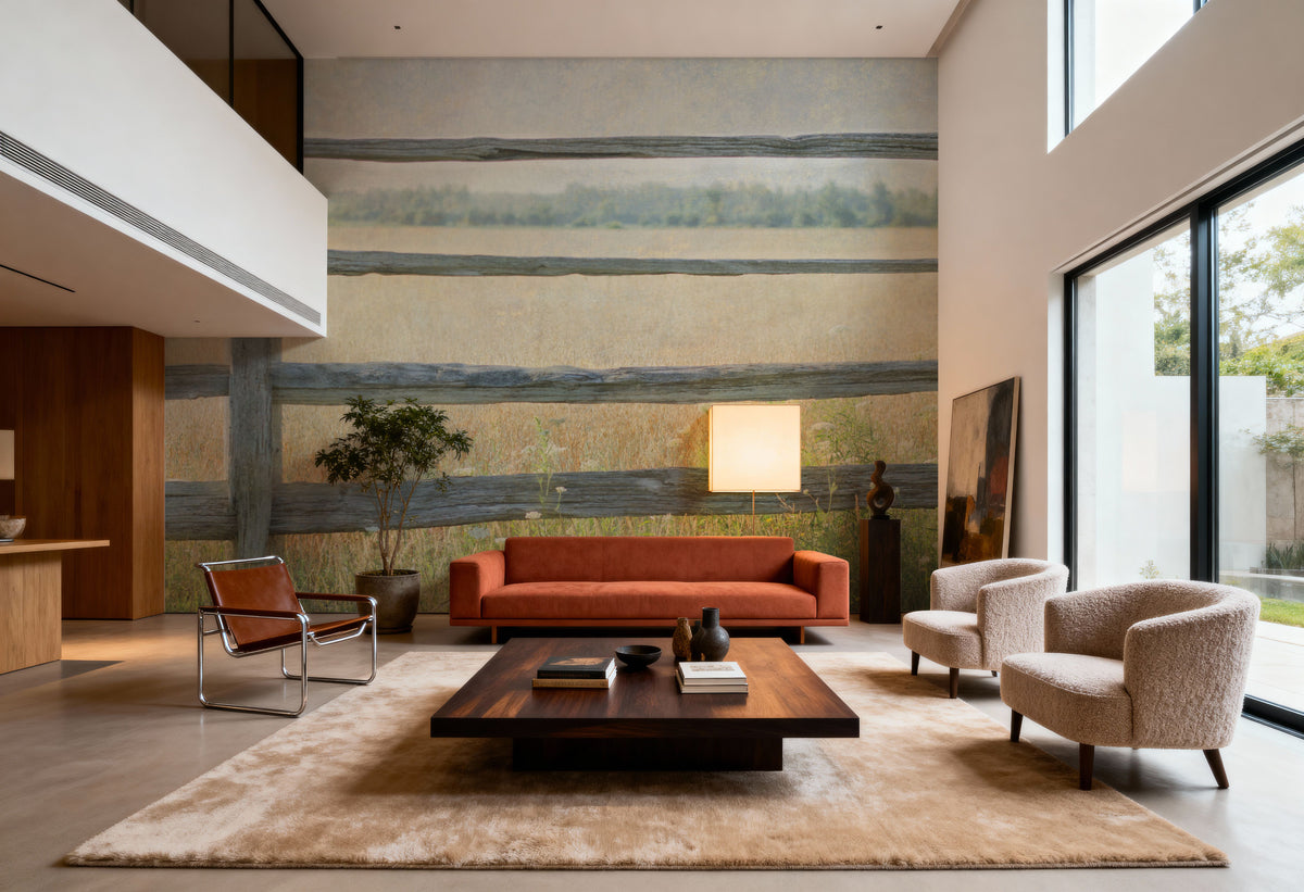 Edge of the Field Mural Wallpaper - room preview 03
