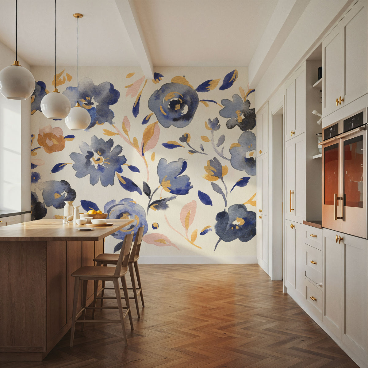 My Flowers in May Mural Wallpaper - room preview 03