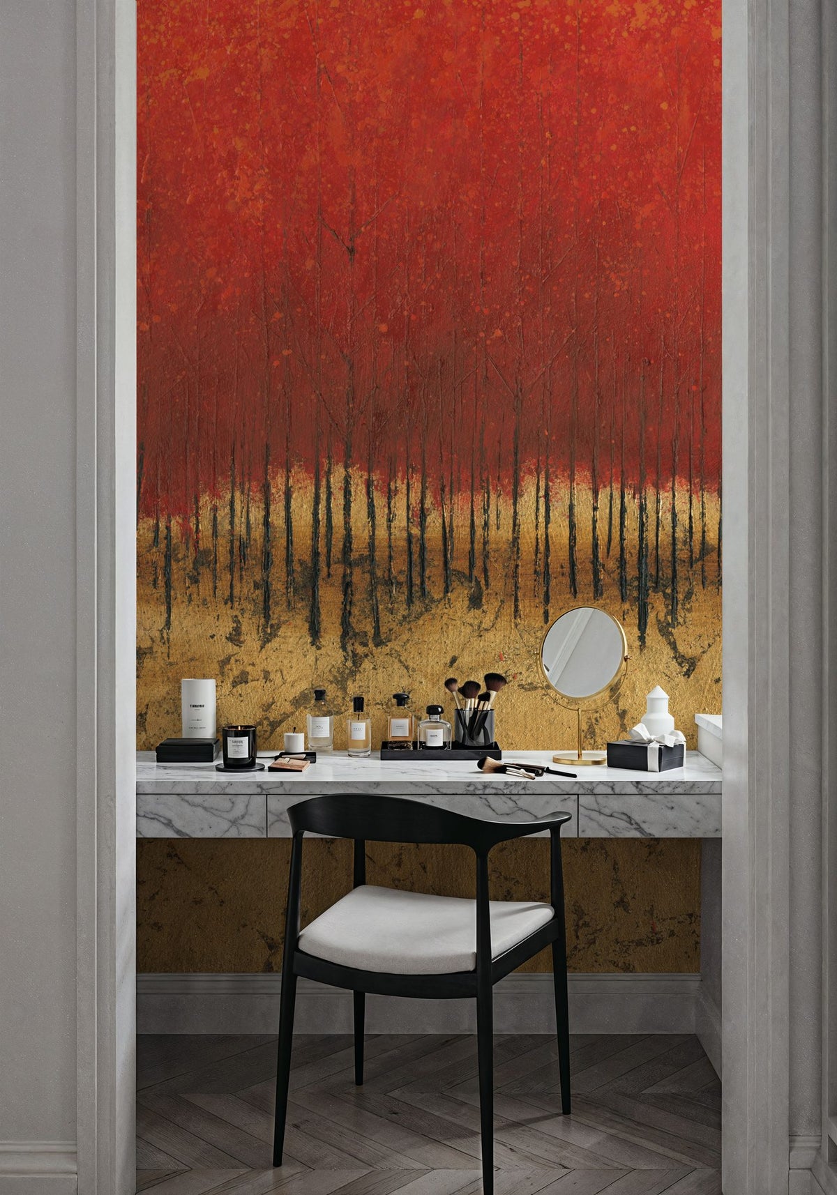 Orange Trees III Mural Wallpaper - room preview 03