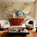 Magnolia with Ribbon Bright Crop Mural Wallpaper - room preview 03