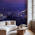 Twilight Cityscape Mural Wallpaper - room preview 03