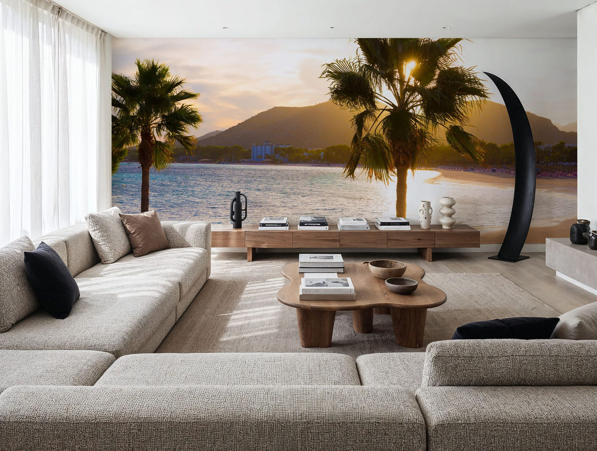 See Through Palms Mural Wallpaper - room preview 03