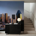 Golden Metropolis Dusk Mural Wallpaper - room preview 03