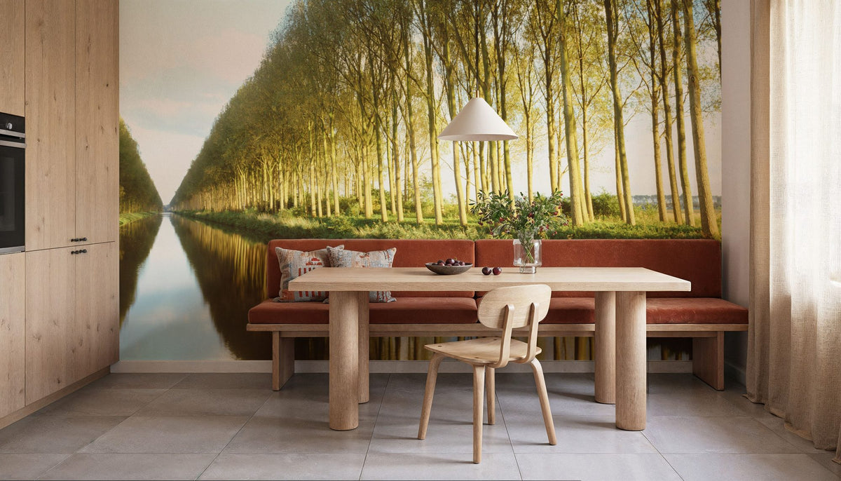 Riverside Mirror Mural Wallpaper - room preview 03