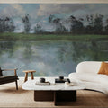 Reflections on the River Mural Wallpaper - room preview 03