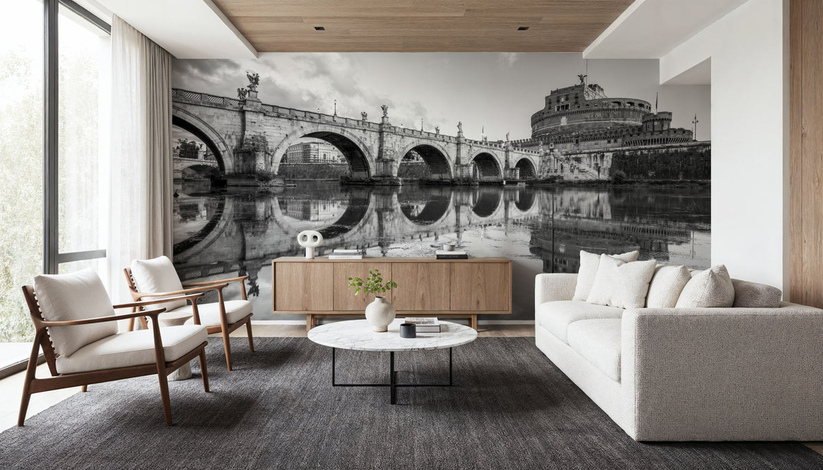 Eternal Bridge and Castel Mural Wallpaper - room preview 03