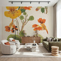Flower Market Chart III Mural Wallpaper - room preview 03