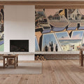 Greetings From Beach Haven Mural Wallpaper - room preview 03