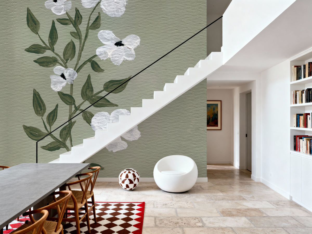 Pretty Little Flower III Mural Wallpaper - room preview 03