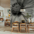Wonderful Wildflowers XII Neutral Mural Wallpaper - room preview 03