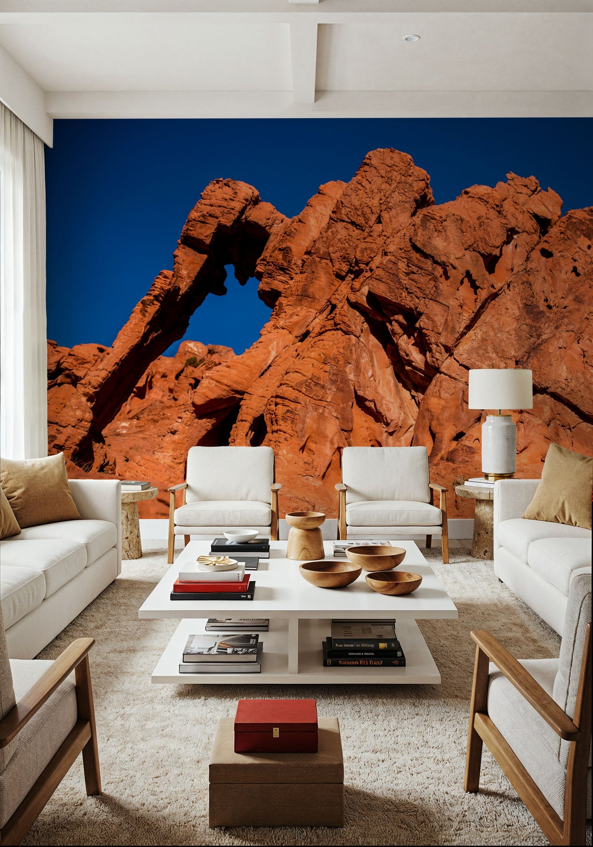 Elephant Rock Mural Wallpaper - room preview 03