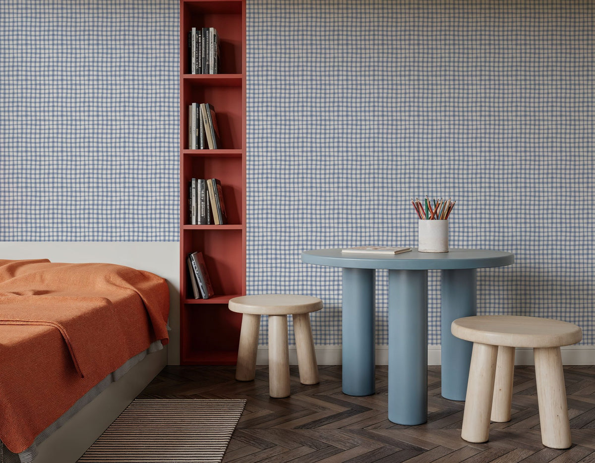 Checks, Sky Mural Wallpaper - room preview 03