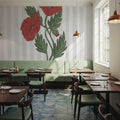 Winter Spirit Poppy Mural Wallpaper - room preview 03