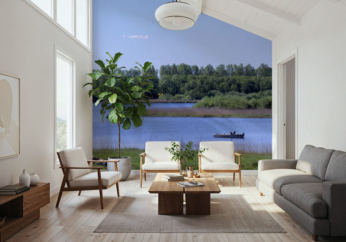 Lakeside Companions Mural Wallpaper - room preview 03