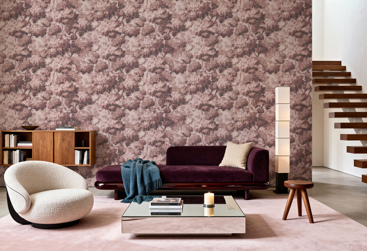 Greenwood Linden, Wine Mural Wallpaper - room preview 03