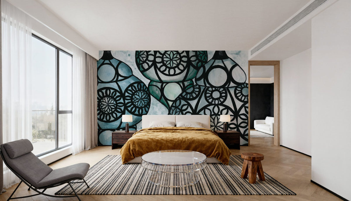 Moroccan Street Lanterns Mural Wallpaper - room preview 03