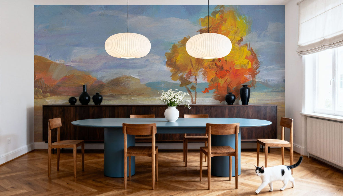 Aspen in Autumn Mural Wallpaper - room preview 03