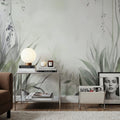 Transparent Garden Winter Mural Wallpaper - room preview 03