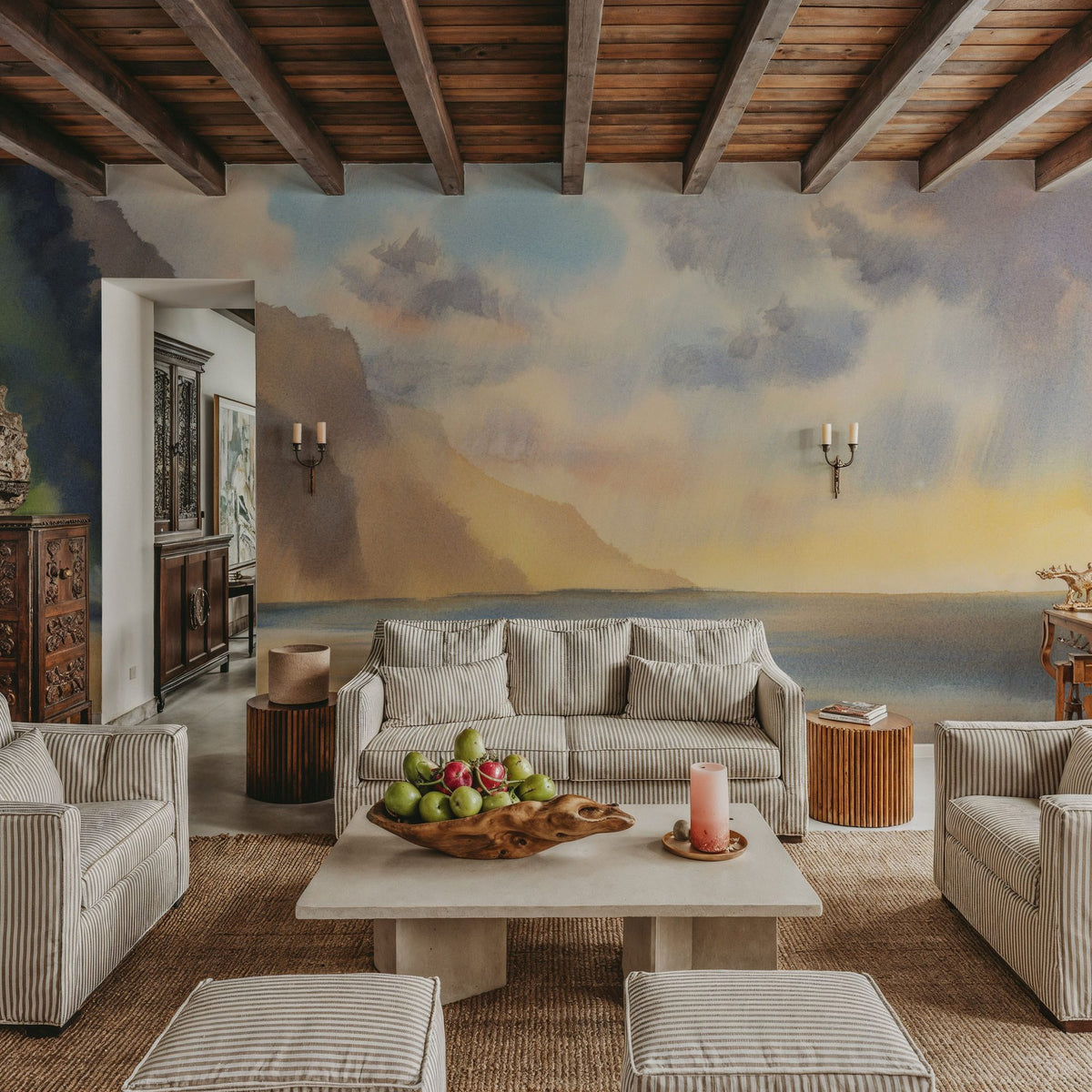 Coastal Reverie Mural Wallpaper - room preview 03