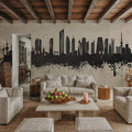 Kuwait City Skyline Concrete Mural Wallpaper - room preview 03