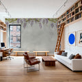 Welcome to Our Theatre, White Bricks Mural Wallpaper - room preview 03