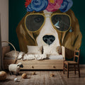 Regal Beagle Mural Wallpaper - room preview 03