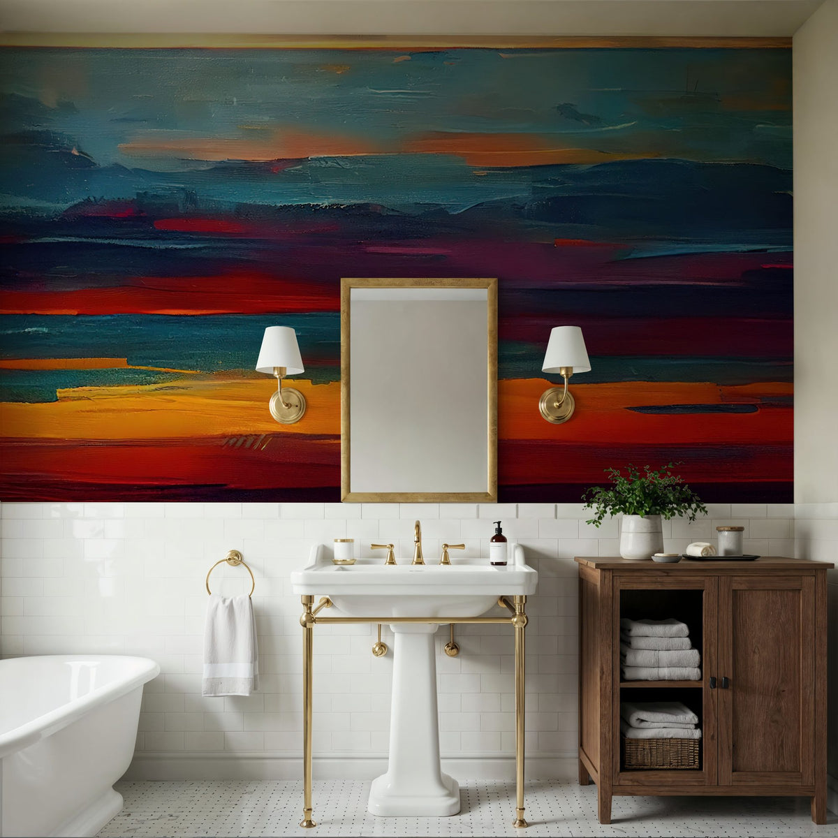 Dwellpaper Fantasy Dawn Mural Wallpaper image 3