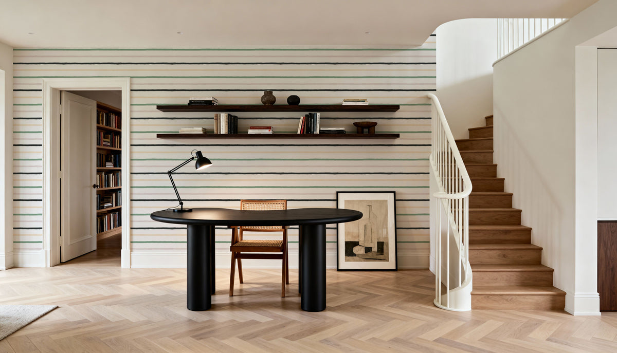 Summer Stripes Mural Wallpaper - room preview 03