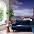 Parisian Rooftop Vista Mural Wallpaper - room preview 03