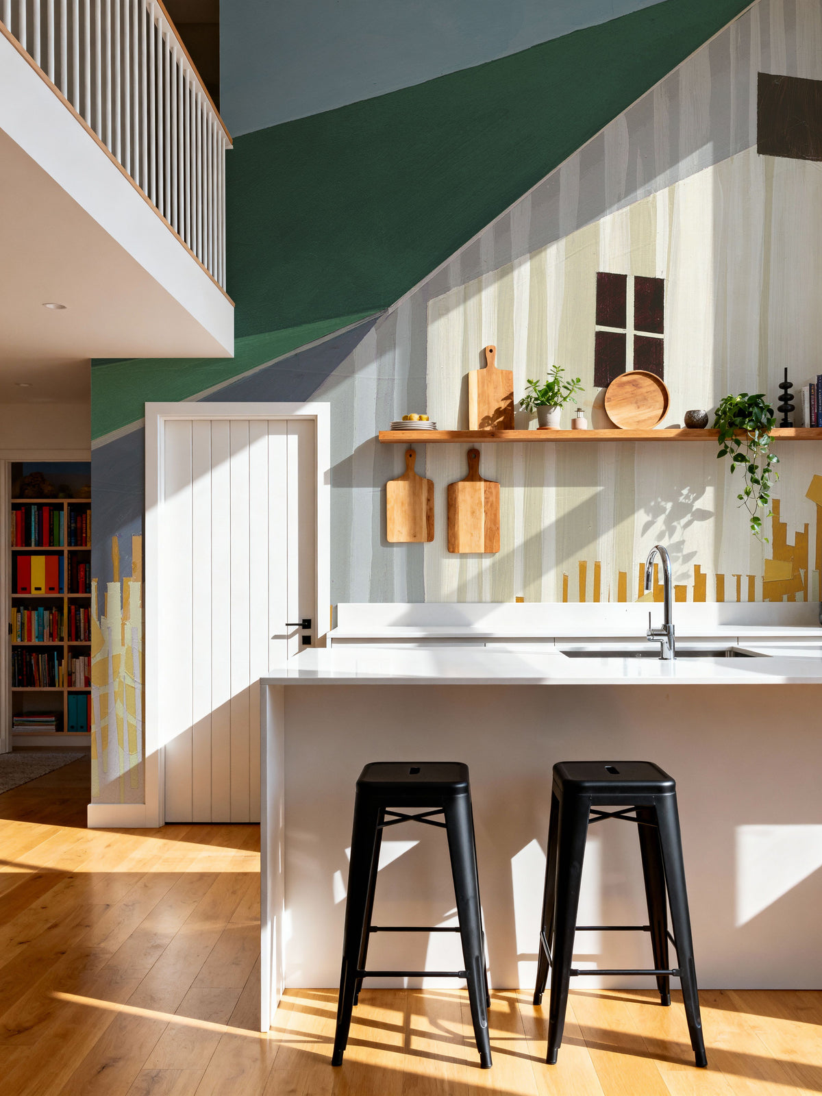 Wheat Fields Views Mural Wallpaper - room preview 03