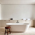 Medallion Trellis, Stone Mural Wallpaper - room preview 03