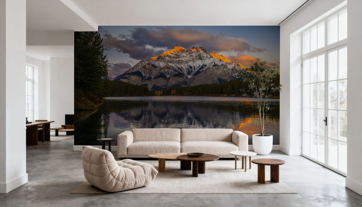 Morning Light Cascade Mural Wallpaper - room preview 03