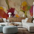Bold Bright Flowers II Mural Wallpaper - room preview 03
