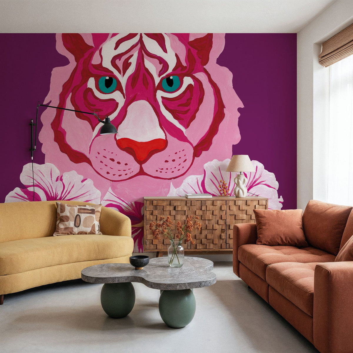 In the Jungle VI Mural Wallpaper - room preview 03