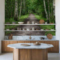 Dark Birch Forest Mural Wallpaper - room preview 03